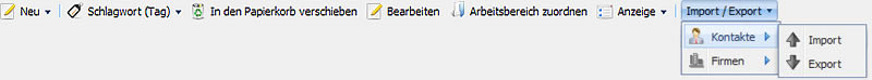 Kontakte - Import/Export