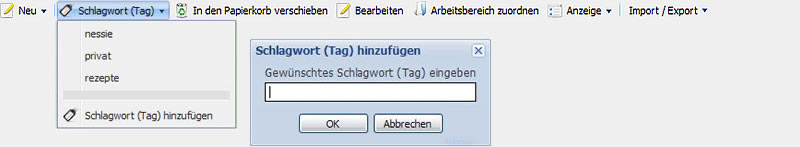 Kontakte - Schlagwort (Tag)